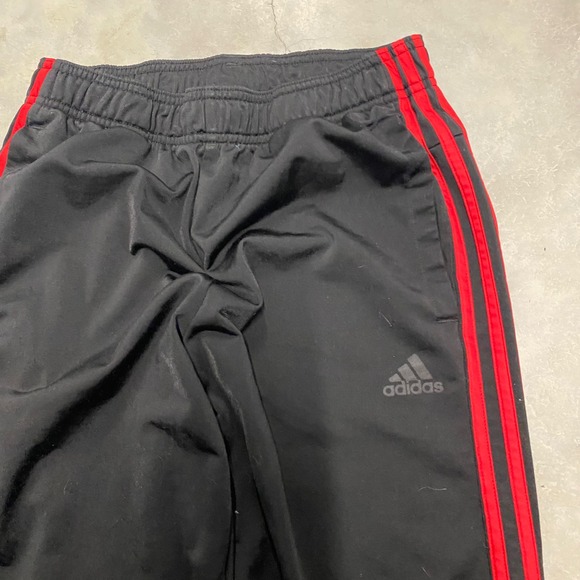 Adidas Men Black Red Track Pants Primegreen Size Small Athletic Casual - Picture 2 of 4